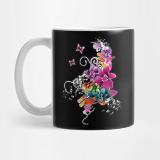 Butterflies and Flowers Mug